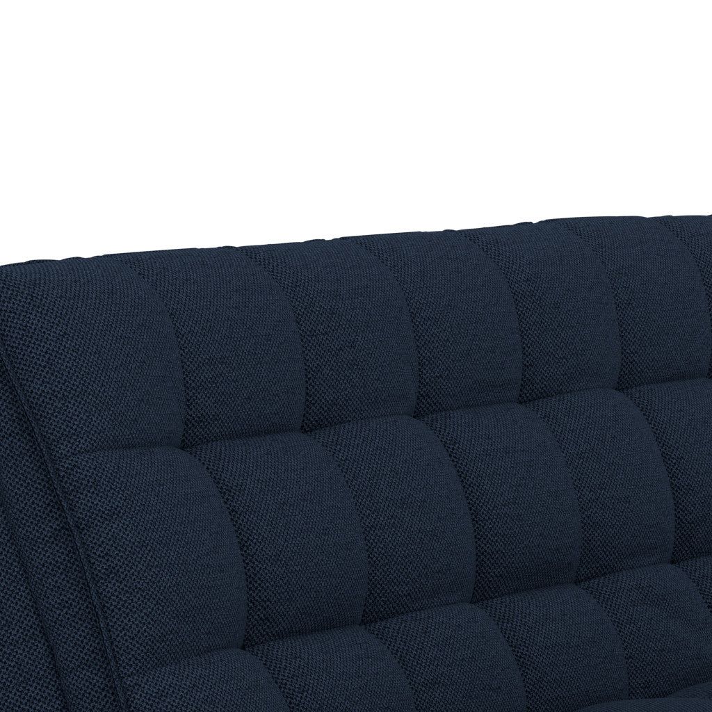 HOMEMAKE FURNITURE Sofá Cama Matrimonial Multifunción cojín de Respaldo Reversible Sofa de Sala, Sofá Cama Convertible, 2 Portavasos (Azul) - HOMEMAKE