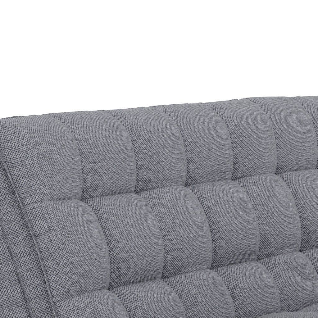 HOMEMAKE FURNITURE Sofá Cama Matrimonial Multifunción cojín de Respaldo Reversible Sofa de Sala, Sofá Cama Convertible, 2 Portavasos (Gris) - HOMEMAKE